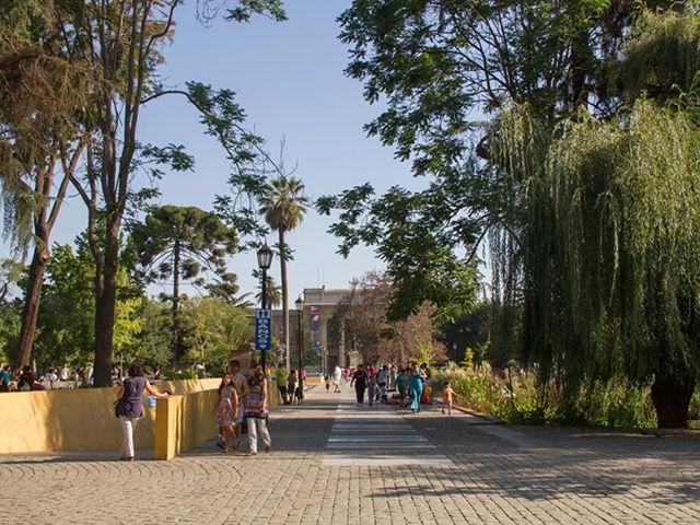 Vista del Parque Quinta Normal.